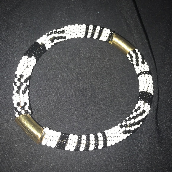 Noir for L.A.M.B 2 beaded bangles - Picture 1 of 8